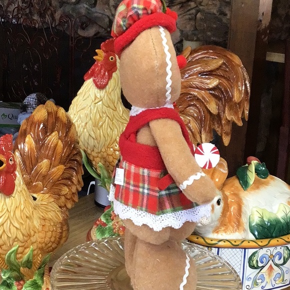 Gingerbread Girl 17”Christmas Farmhouse Cabin Holiday Decor NEW❤️❤️ - Picture 4 of 7